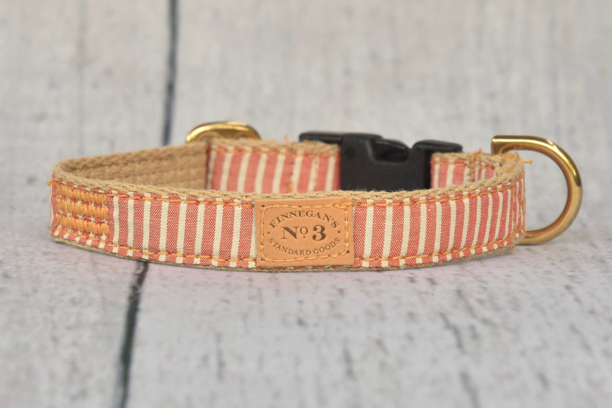 Terricotta Stripe Collar