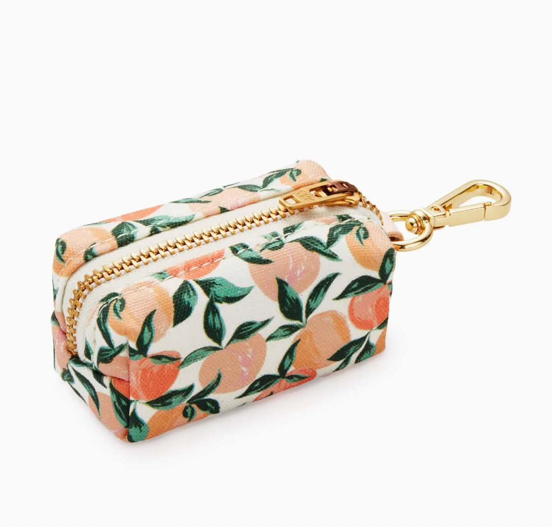 Clip-on Leash Fabric Waste Bag Dispenser