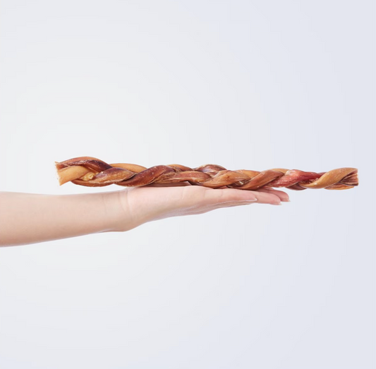 12" braided bully stick
