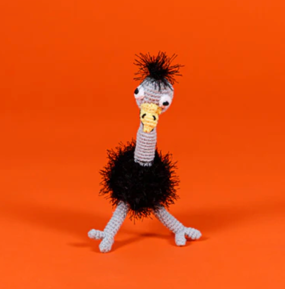 Ozzie the Crochet Ostrich