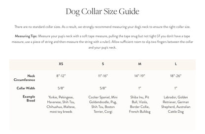 Chambray Dots Dog Collar