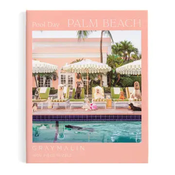 Gray Malin "Pool Day" Palm Beach Book Puzzle
