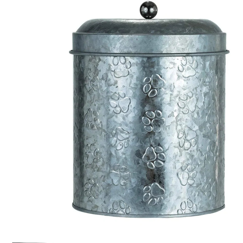 Galvanized Metal Treat Cannister