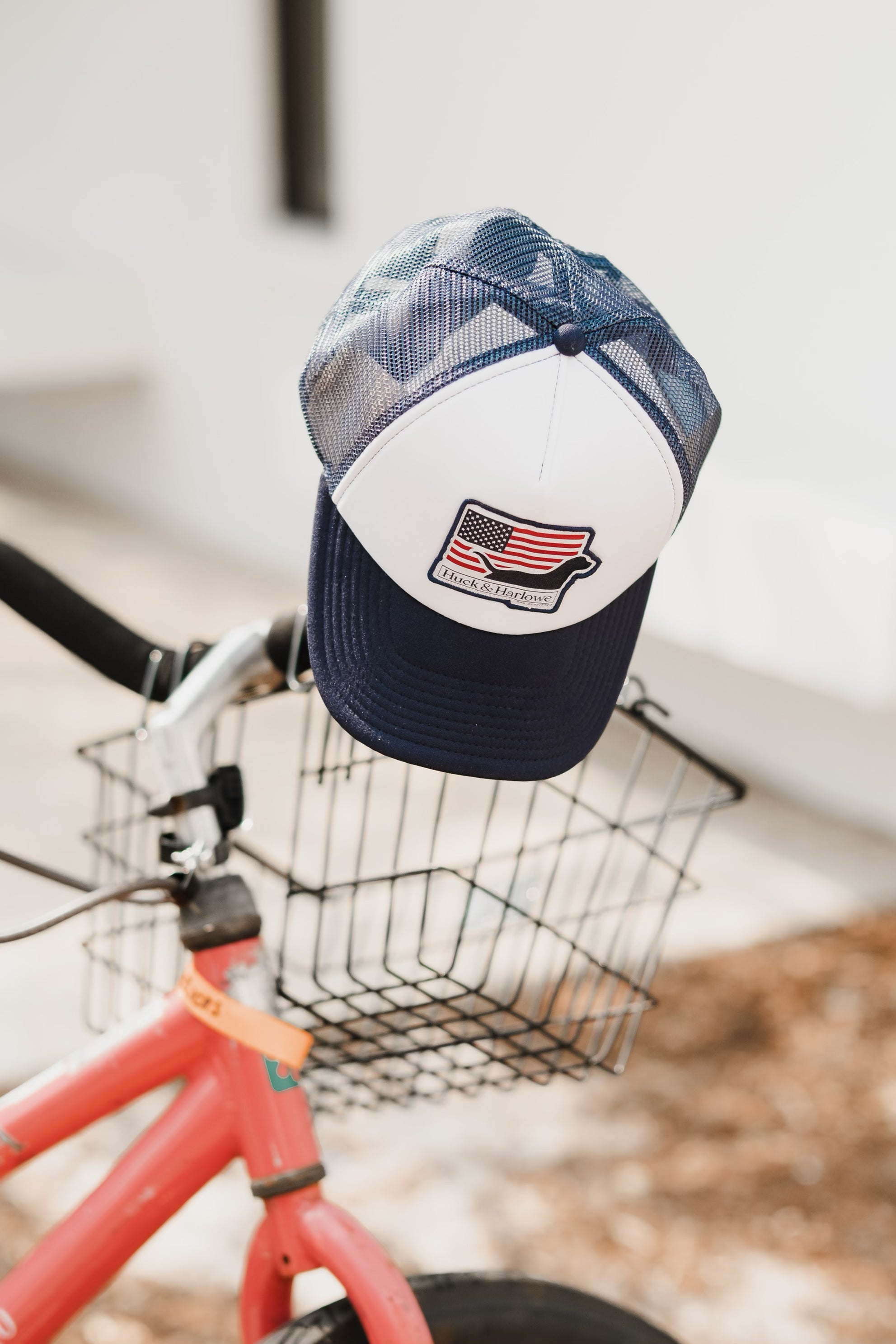 American Flag Trucker Hat