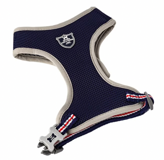 Navy Mesh dog Harness