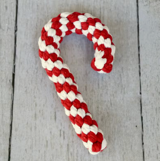 Rope Candy Cane Toy