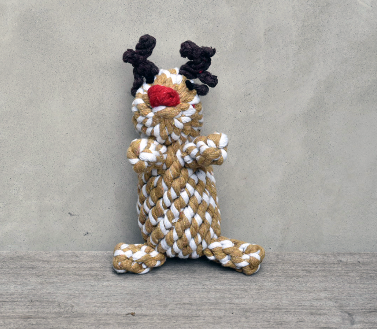 Huck With Rope Rudolph Rope Reindeer – Huck and Harlowe