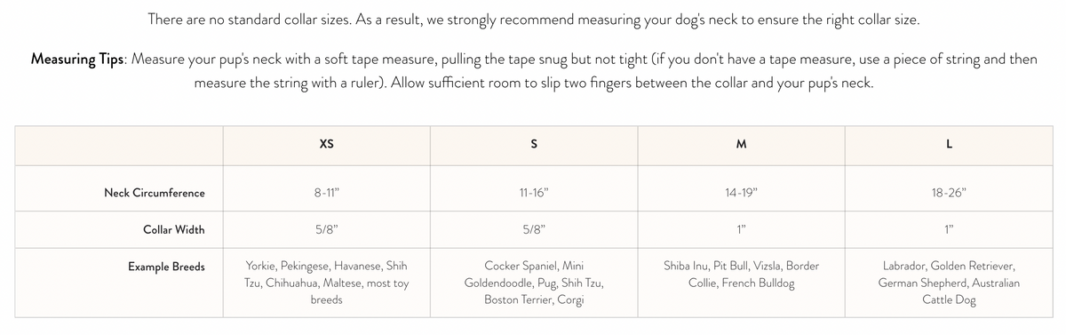 Nantucket Dog Collar