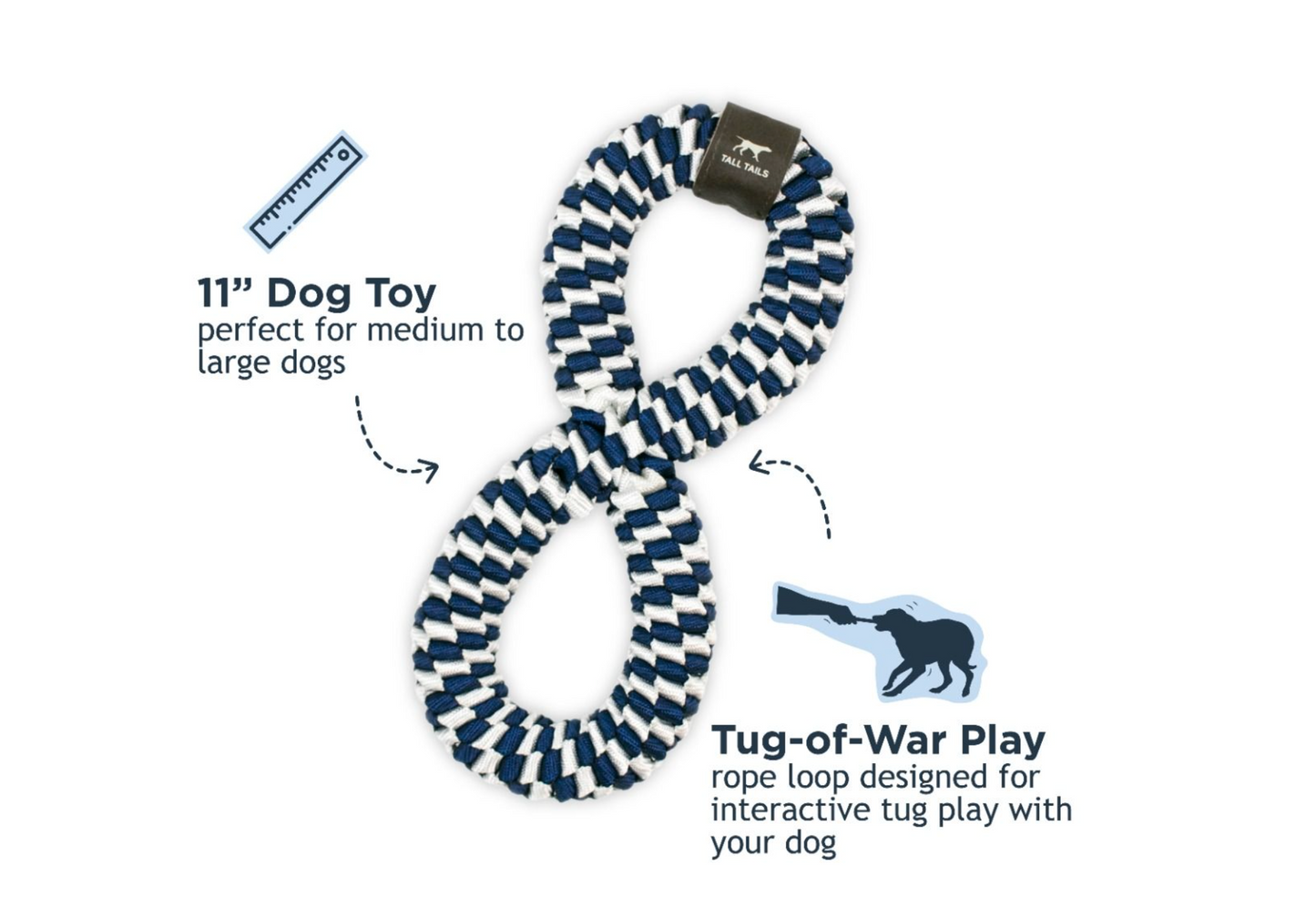 Infinity Braided Tug Toy