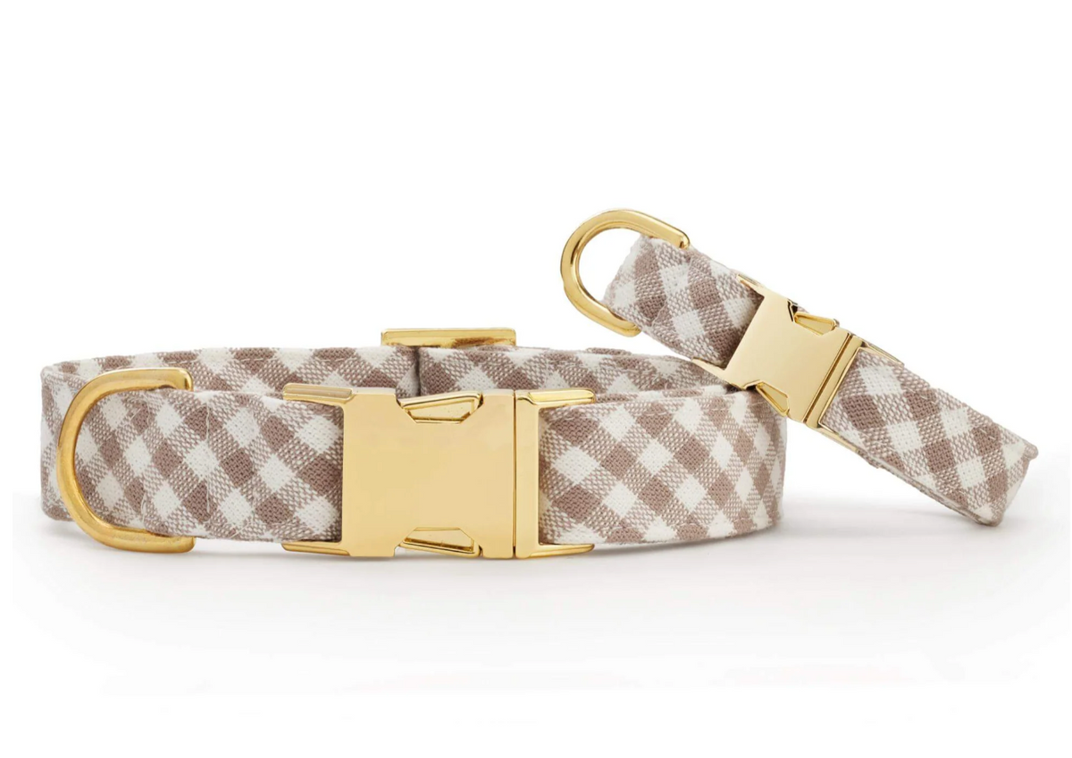 Mushroom Brown Gingham