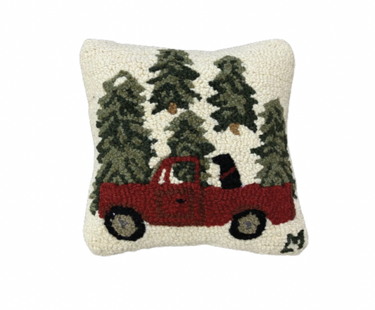 Dog Truck Pillow