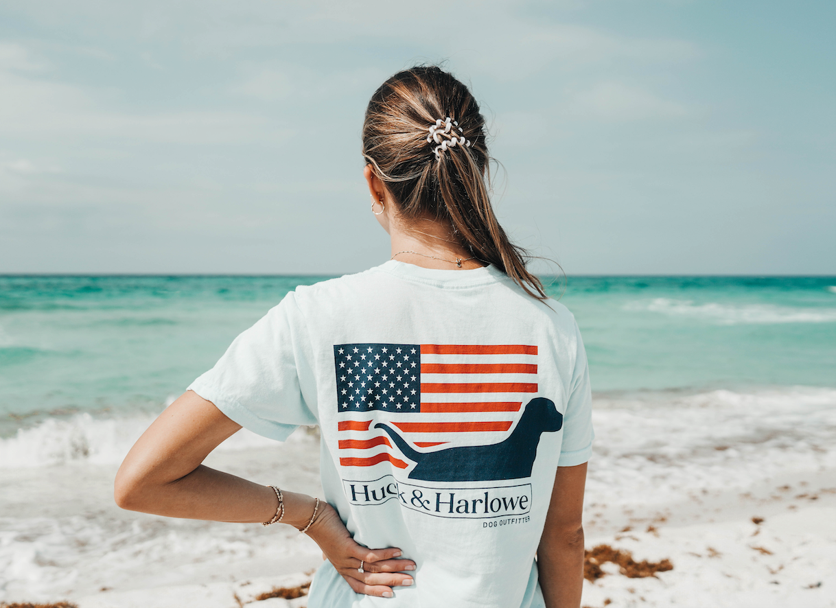 Comfort Color American Flag T-Shirt