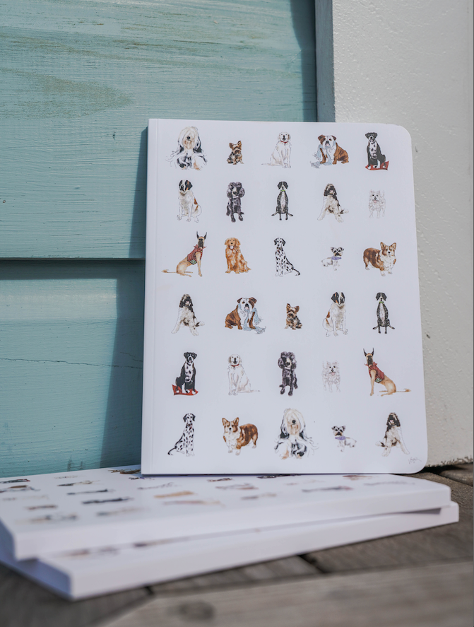 Huck and Harlowe Dog Breed Notebook
