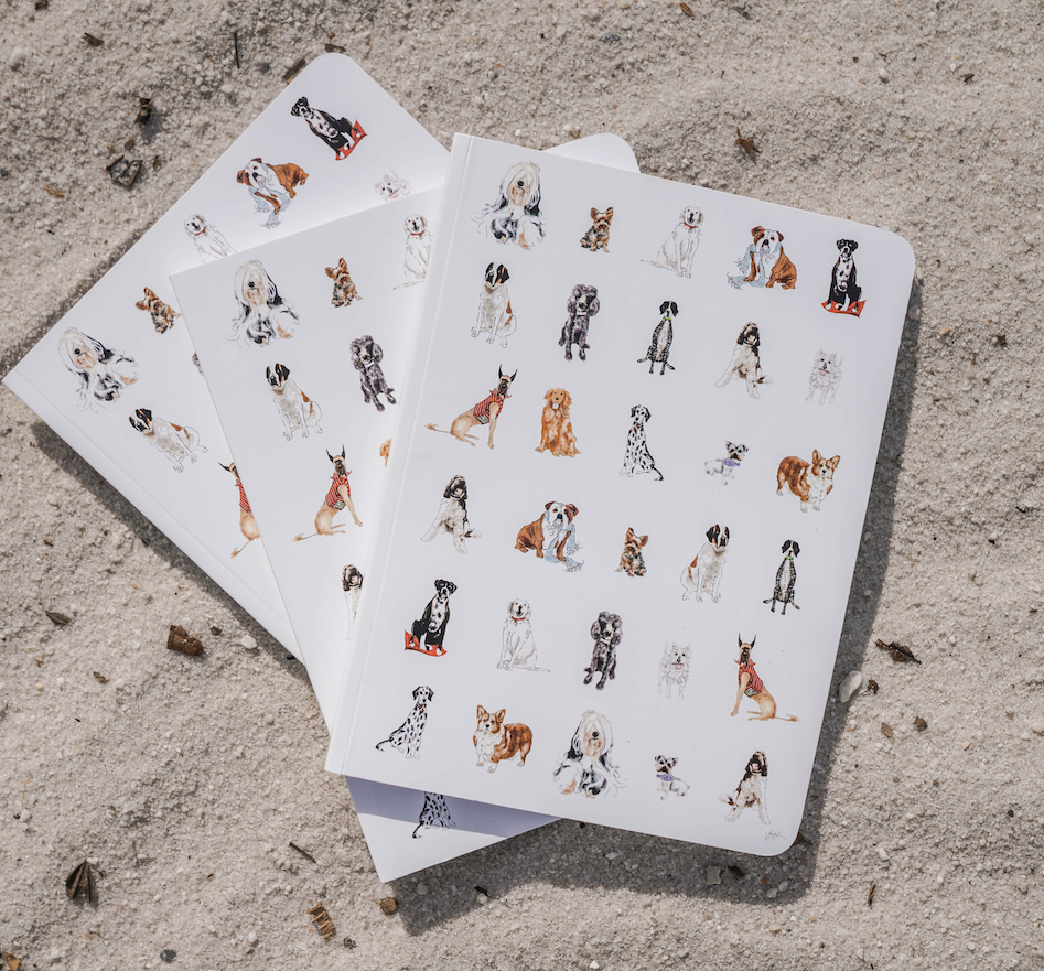 Huck and Harlowe Dog Breed Notebook