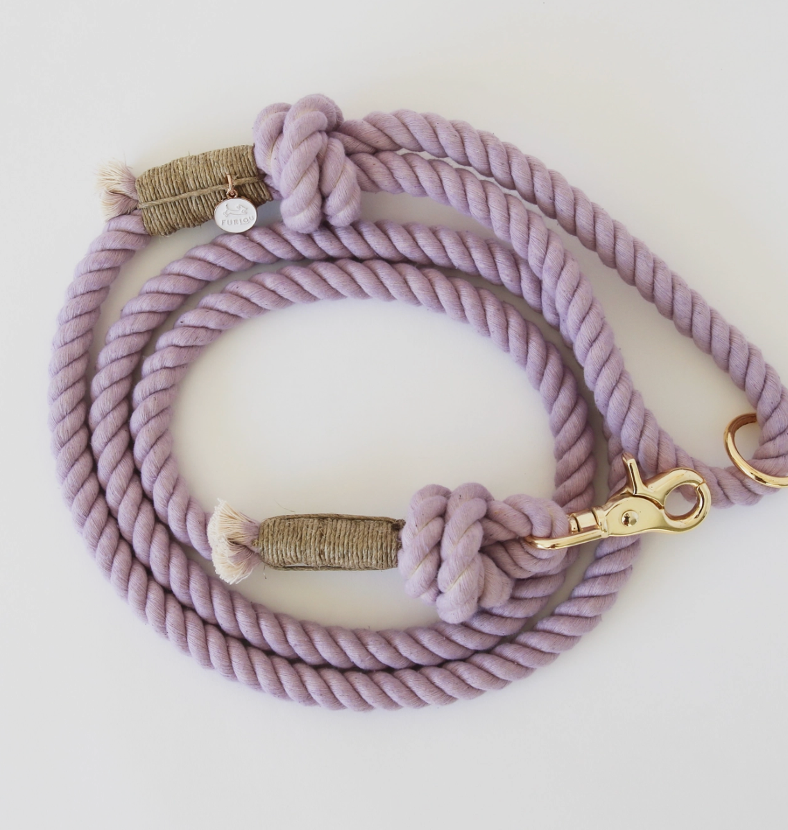 Lavender Fields Cotton Rope Leash
