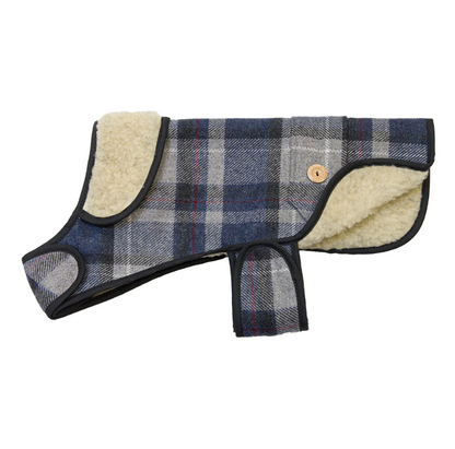 Tweed SHERPA Grey Check Coat