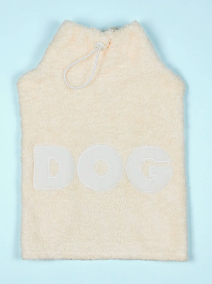 DOG bathrobe towel