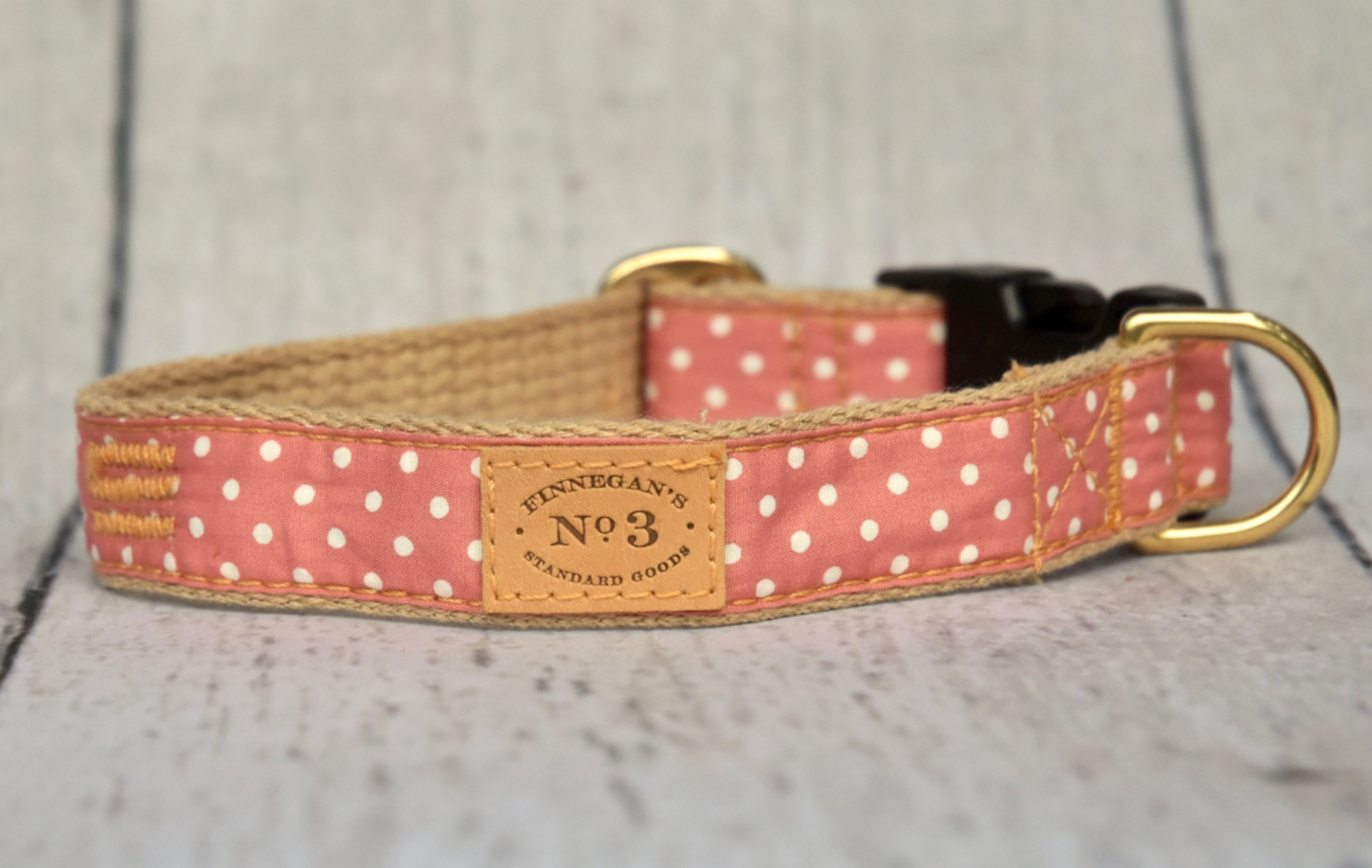 Blush Pin Dot Collar