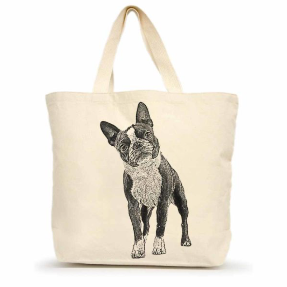 Large Canvas Dog Tote