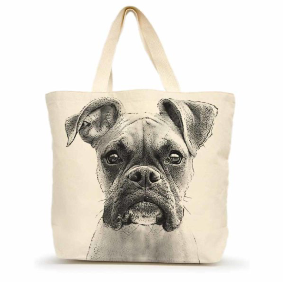 Large Canvas Dog Tote