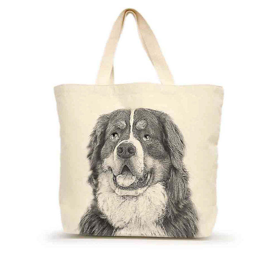 Large Canvas Dog Tote
