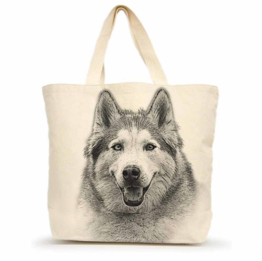 Large Canvas Dog Tote
