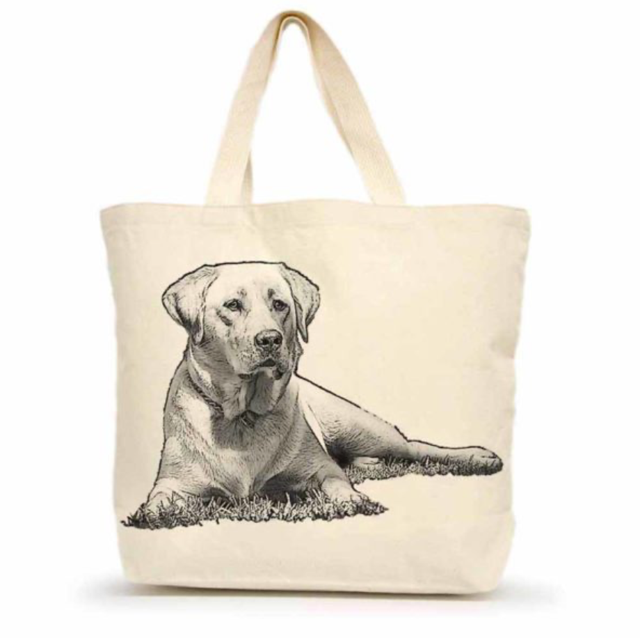 Large Canvas Dog Tote